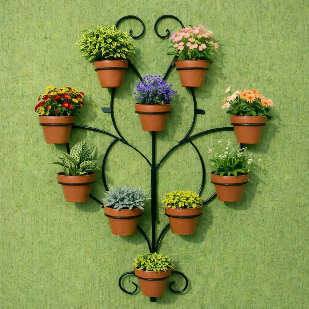 Suporte Para Vasos De Plantas e Suculentas Suporte vaso de Plantas Parede Flores Decoração De Parede Planta e flor