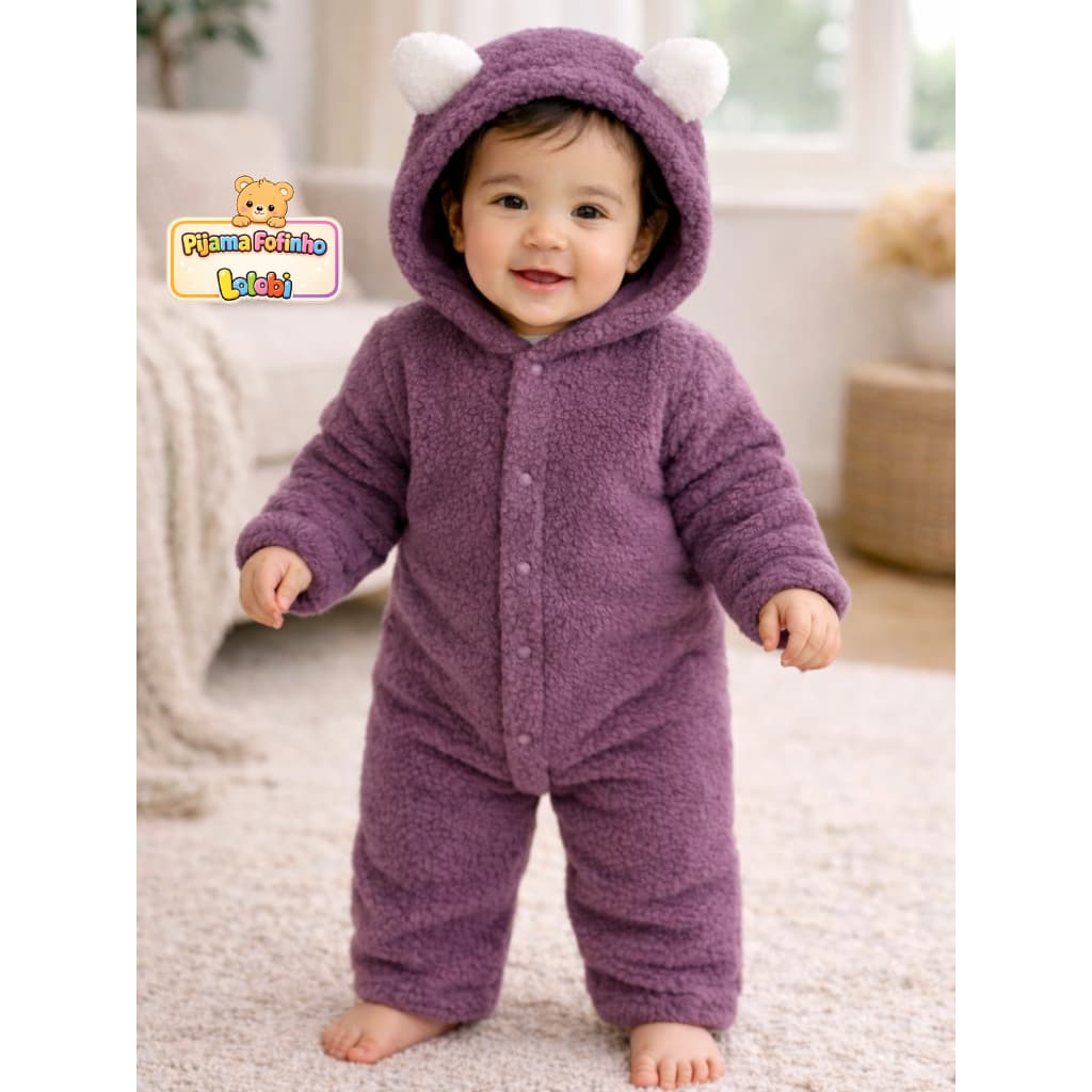 Pijama Macacão Fofinho Infantil