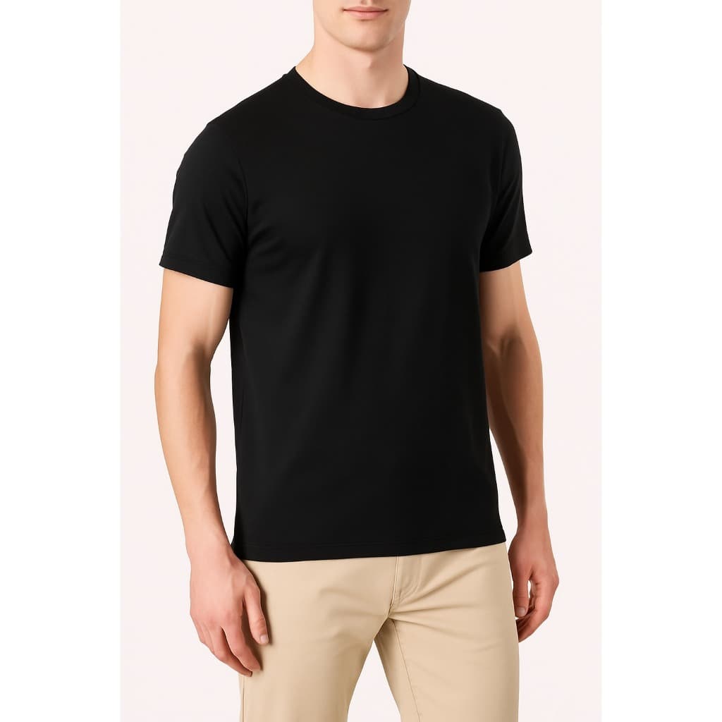 Camiseta Masculina Camisa Basica Algodão Egípcio