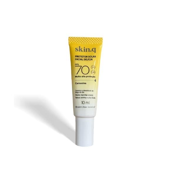 QUEM DISSE, BERENICE? Protetor Solar Facial Delícia FPS 70 skin.q 10ml MINI VIAGEM