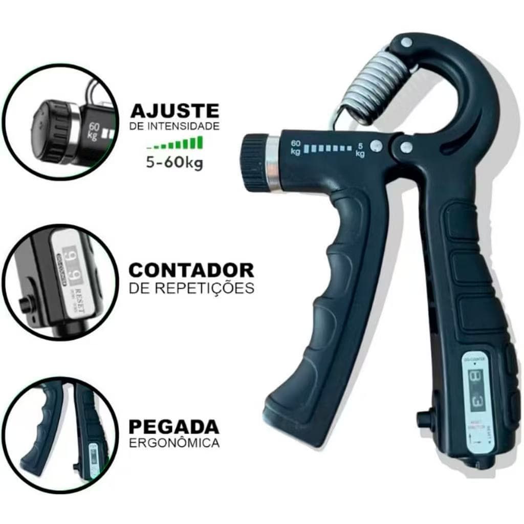 Ajustável de 5kg a 60kg com Design Ergonômico