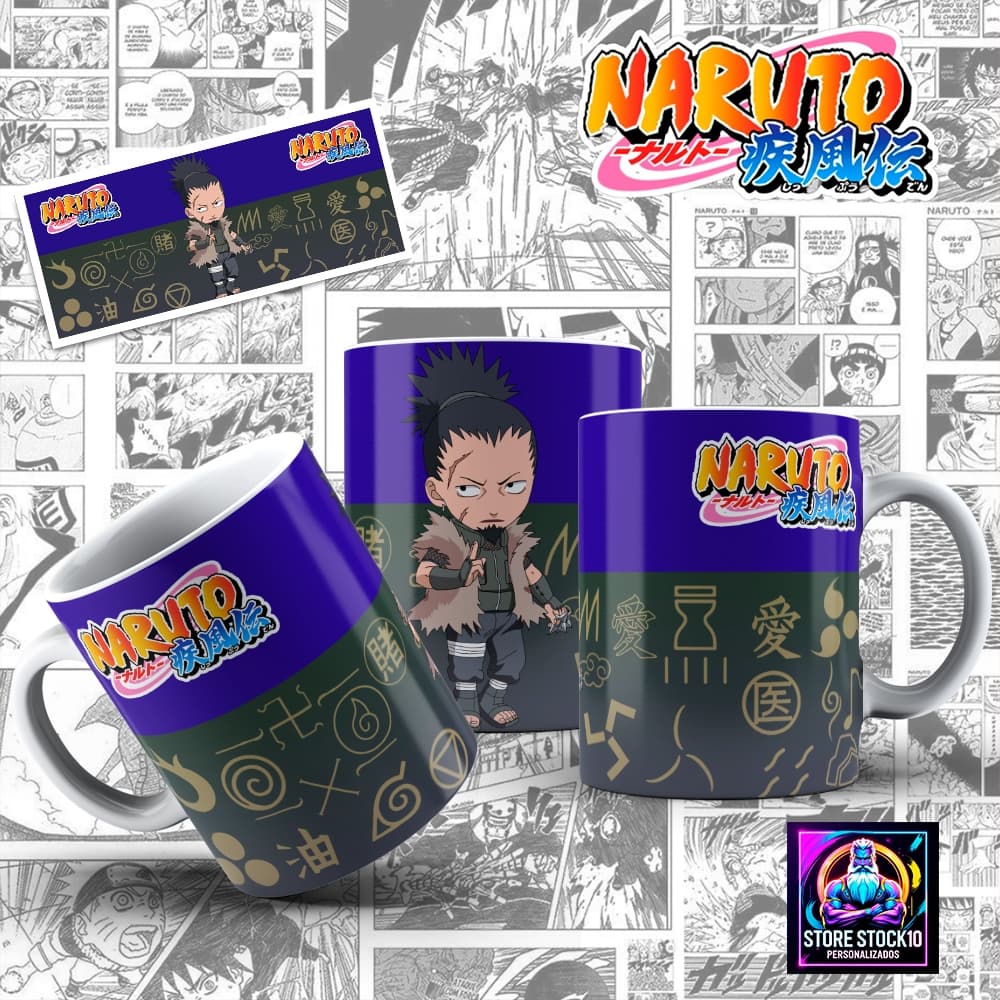 Caneca Shikaku Nara 325ml Anime Estampa Personalizada