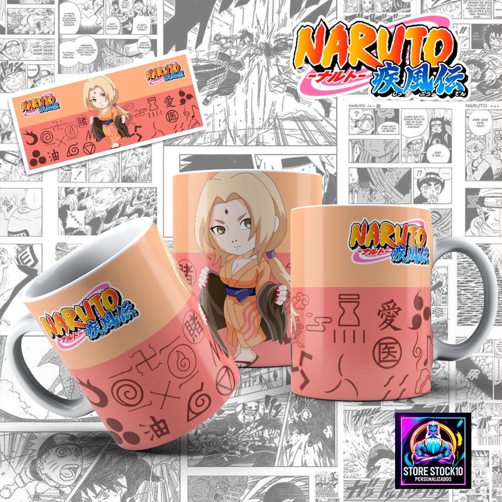 Caneca Tsunade 325ml Anime Estampa Personalizada