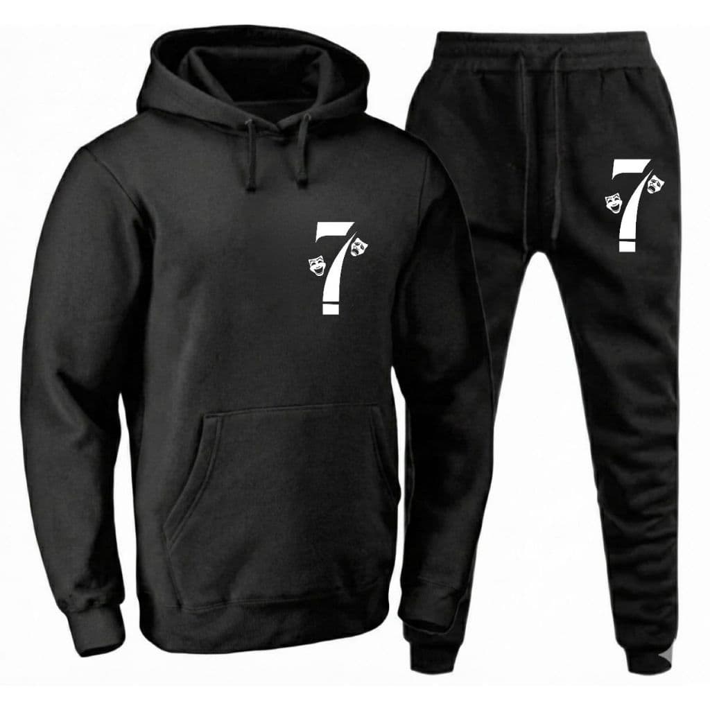 Conjunto Moletom Kit Blusa e Calça 7 Drake Modelo Canguru Envio Imediato