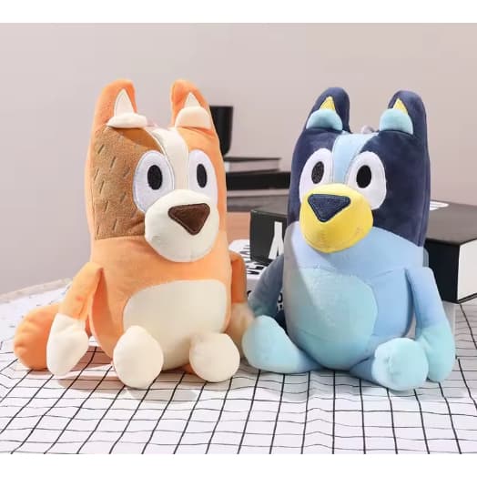 Pelúcia Bluey e Bingo 28cm | Super Macia | Presente Infantil