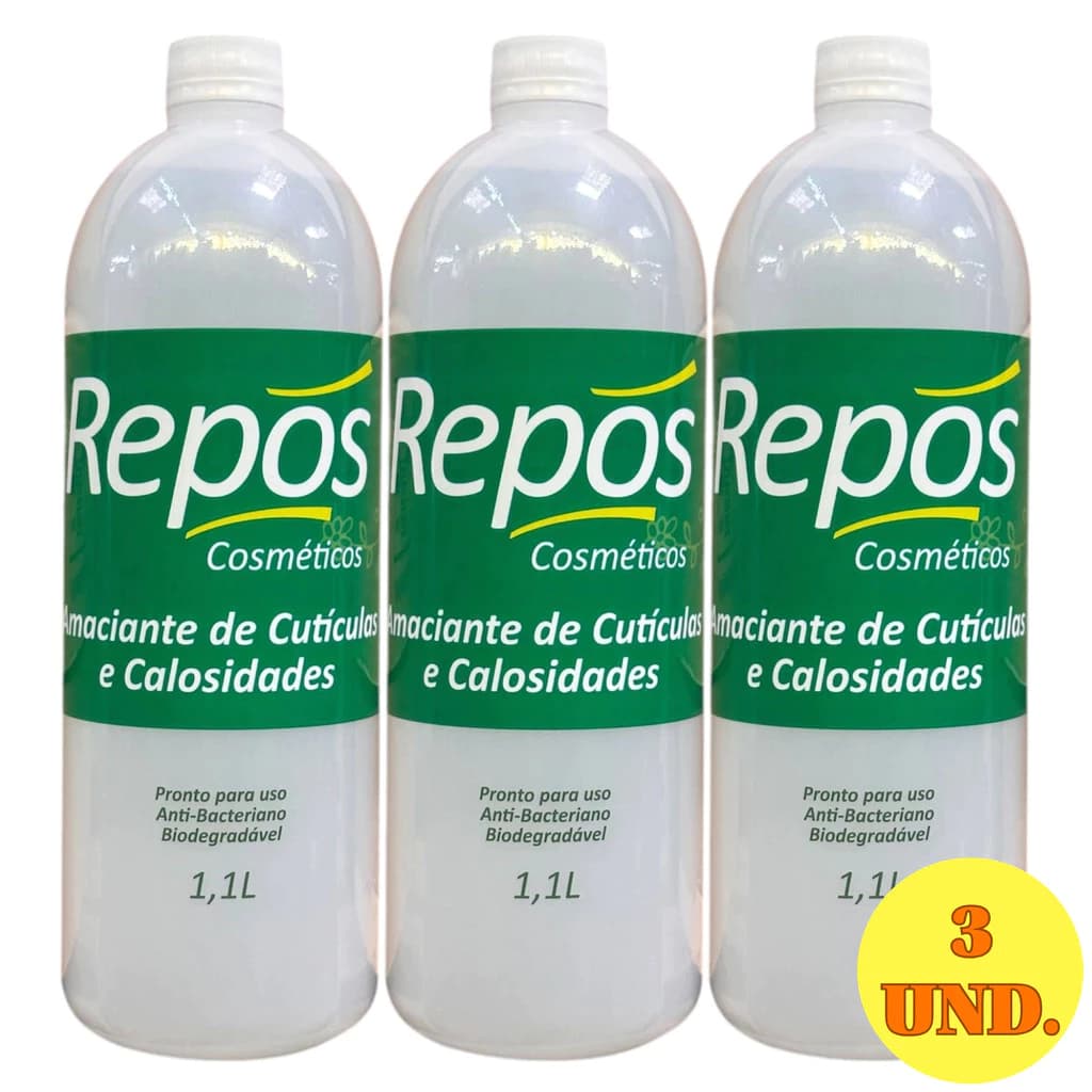 Kit 3 und Repos Amaciante de Cutícula 1L Maciez Absoluta