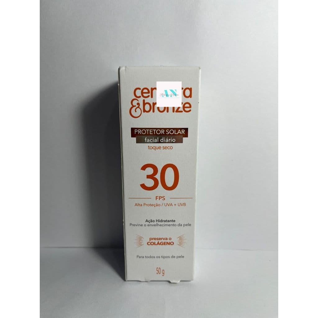 Protetor Solar Facial Cenoura&Bronze FPS 30 50g
