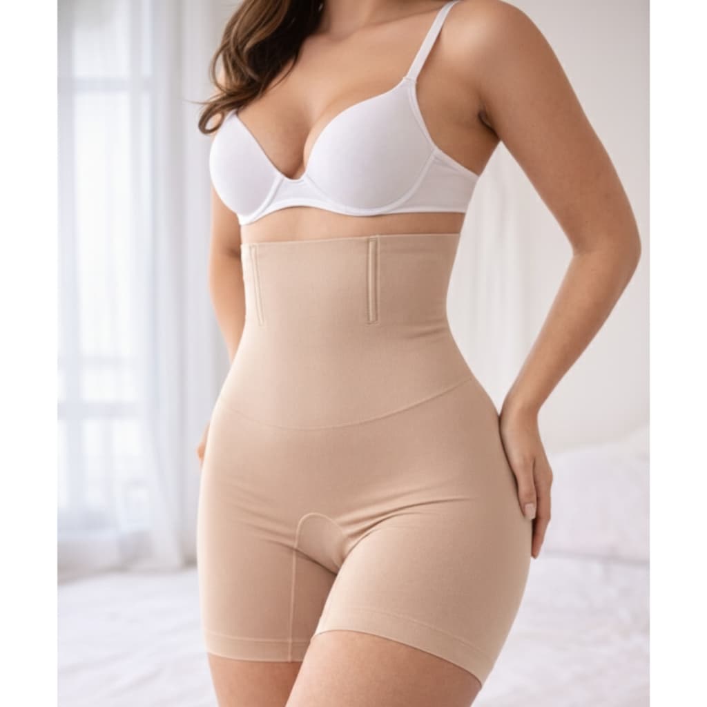Short Bermuda Modeladora Invisível Para Usar Por Baixo da Roupa Confortável Culto Vestido Uso Diário