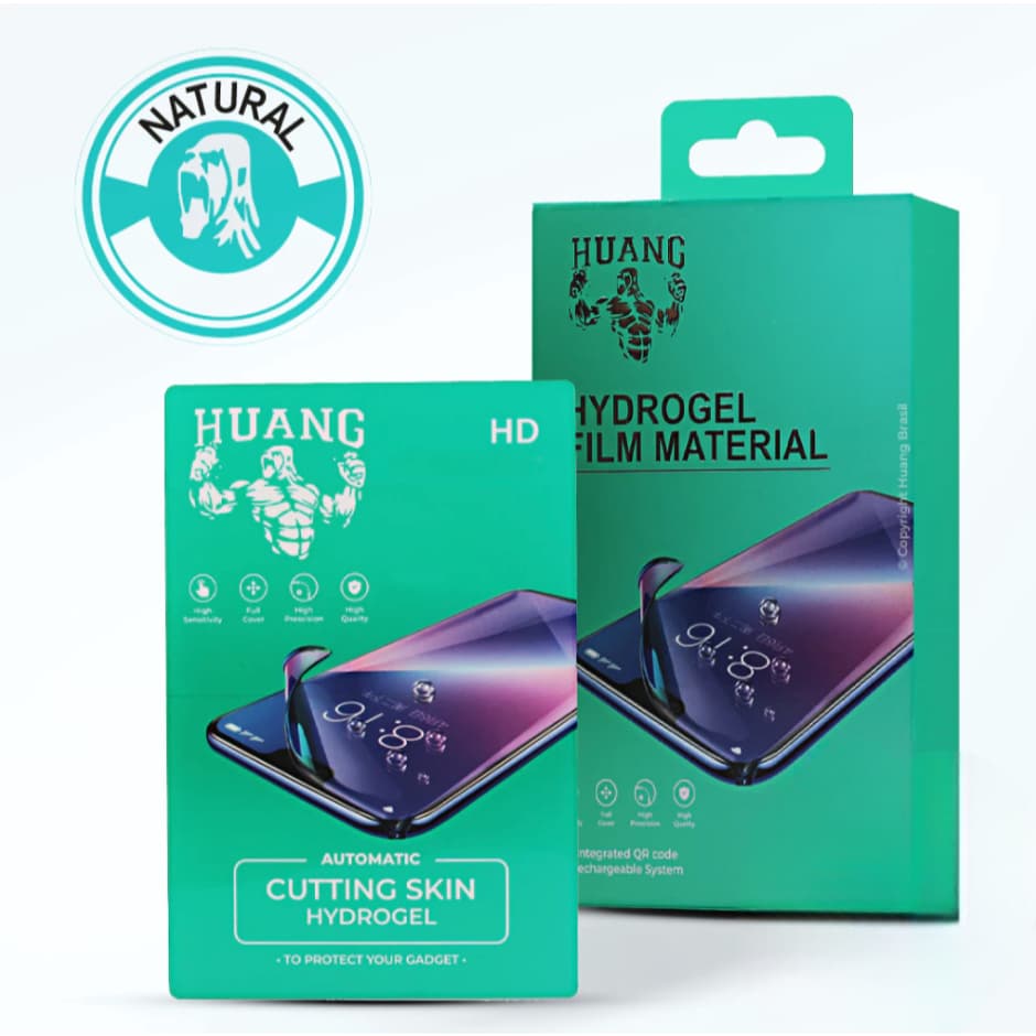 Pacote Película Hidrogel Natural para Máquina de Corte 5 / 10 Unidades