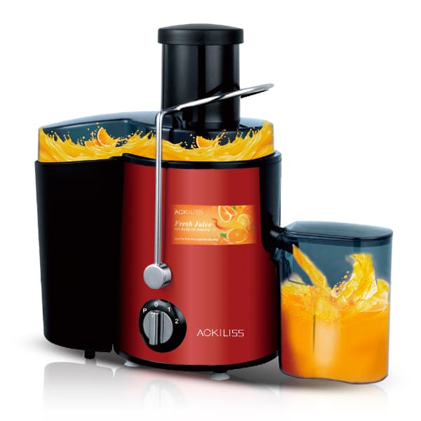 Extrator de Suco Elétrico Ackiliss 1000W 500ML 220V  - Vermelho