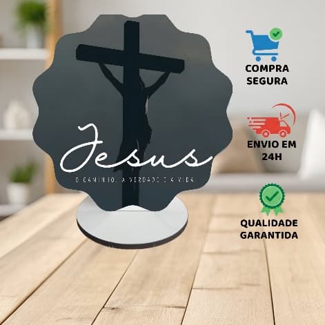 Enfeite de Mesa Jesus Cristo - Decoração Lar !