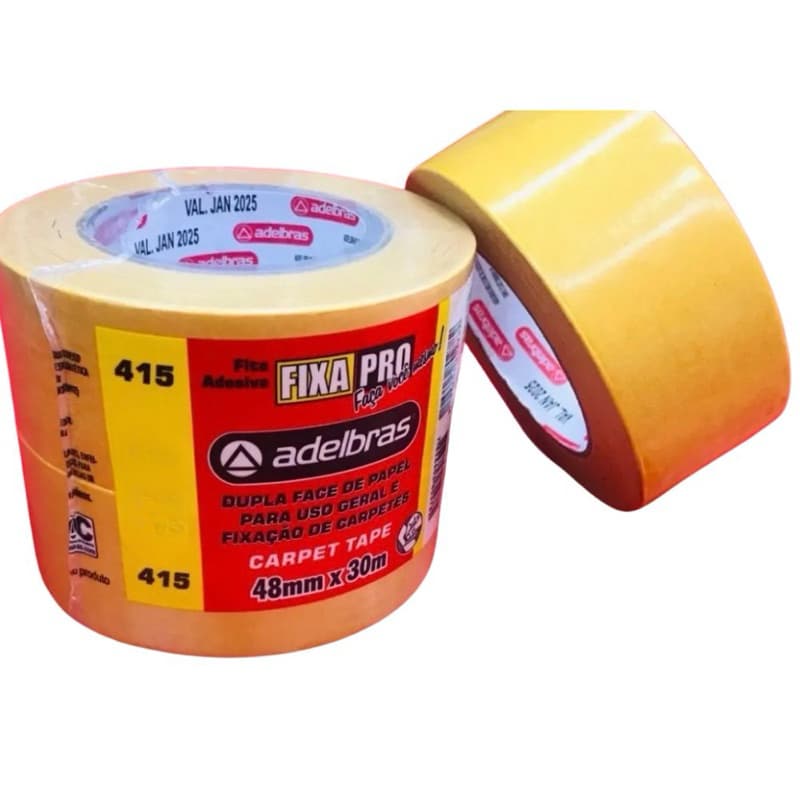 Fita Dupla Face 415 Fixa Pro 48mmx30m - ADELBRAS