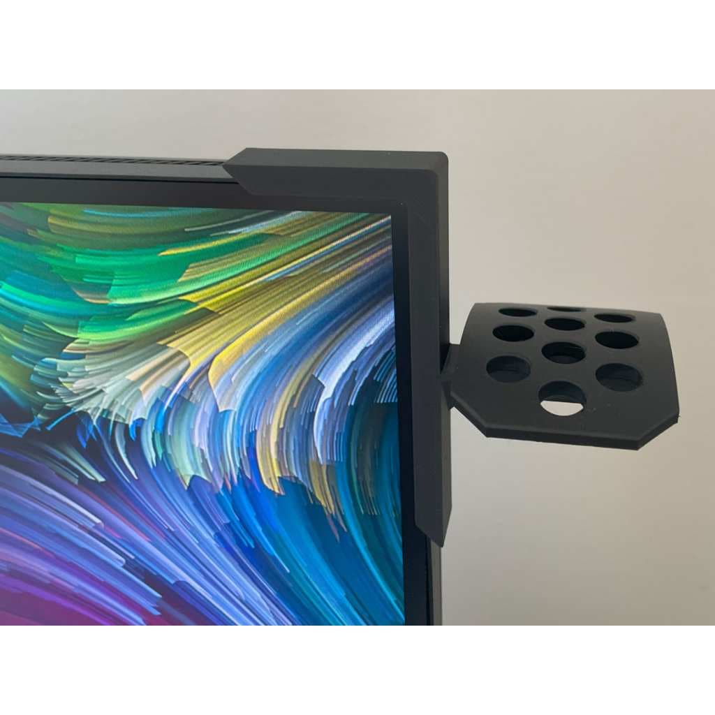 Suporte para Headset Fone de Ouvido para Monitor | Organizador Gamer | Resistente e Compacto