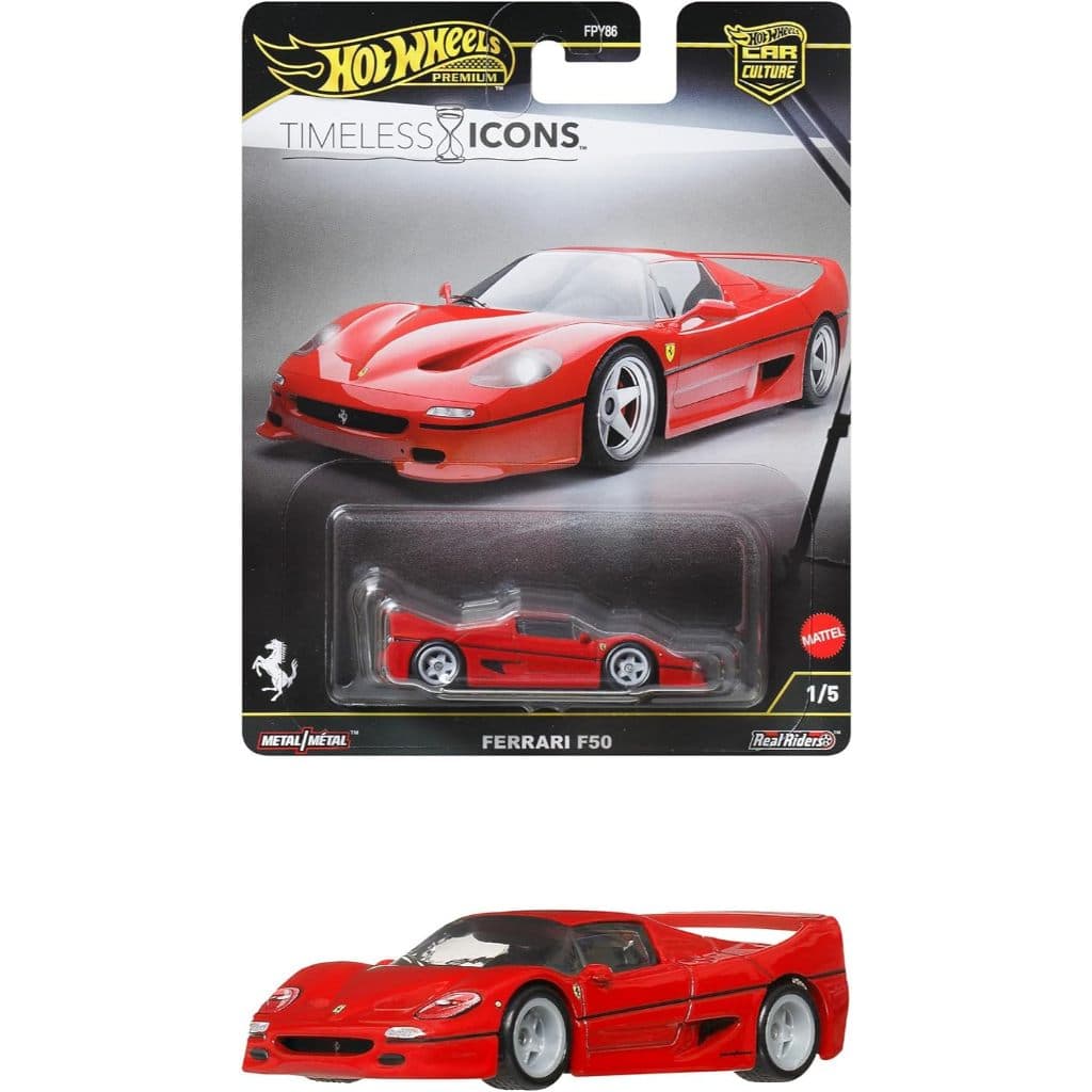 Hot Wheels-Cultura De Carro-Ícones Atemporais-FERRARI F50