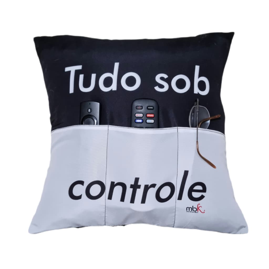 Almofada Porta Controle Remoto - Todos os controles no mesmo lugar