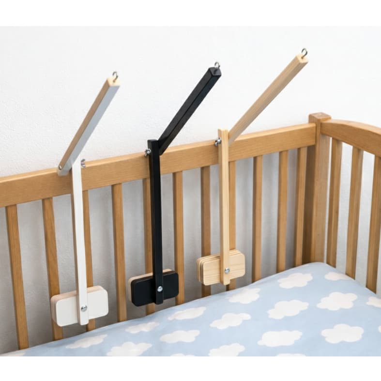 Suporte Mobile Infantil Madeira Altura Regulável Berço Bebê