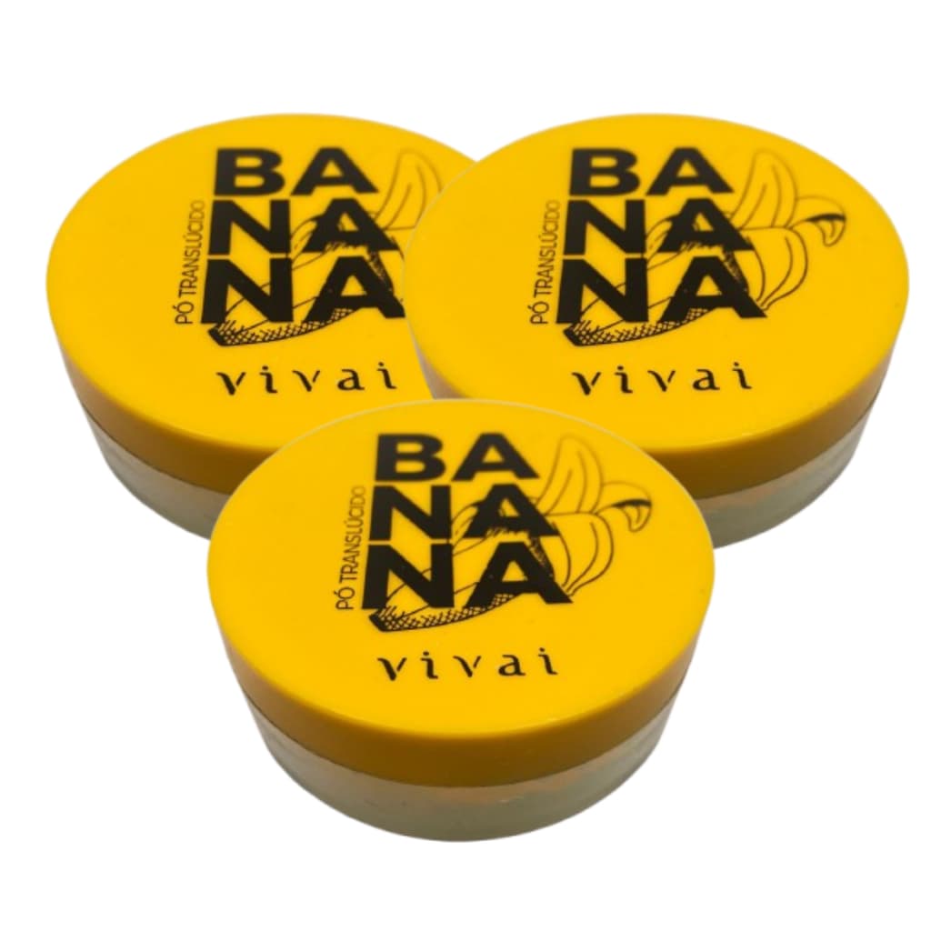 Pó Translucido Banana Toque Aveludado Efeito Matte Pele Perfeita Para Todos Os Tipos De Pele