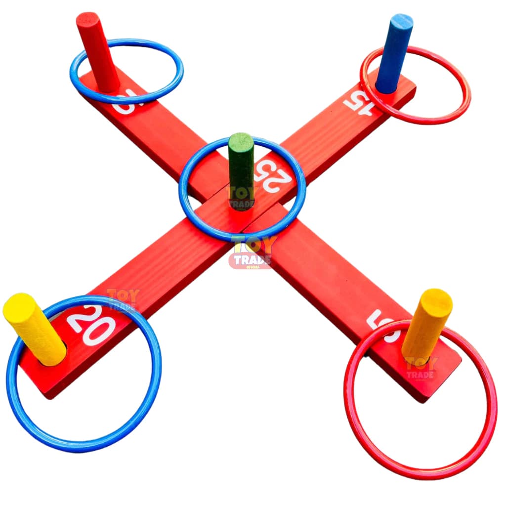 Jogo de Argola em Cruz Toy Trade – Brinquedo Educativo de Coordenação Motora