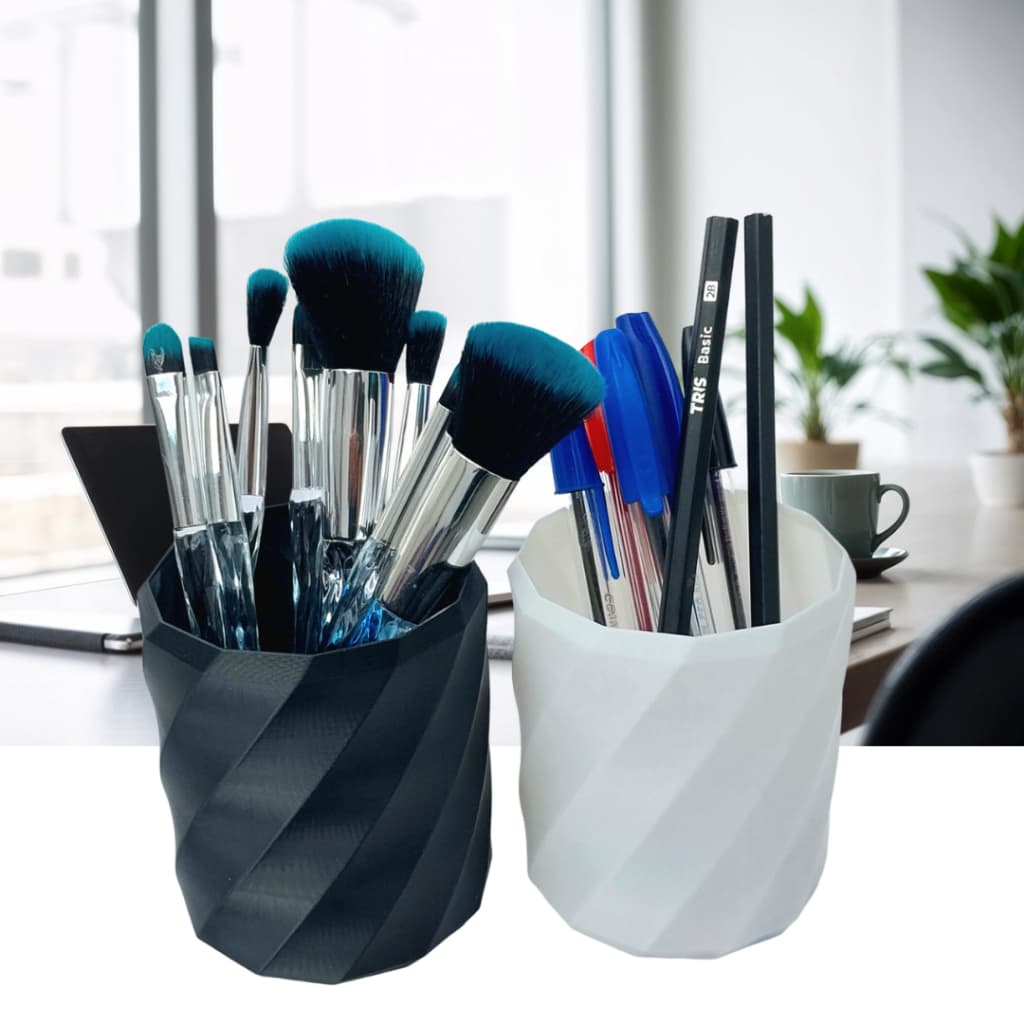 Organizador para escritório porta canetas pinceis lápis organizador multiuso