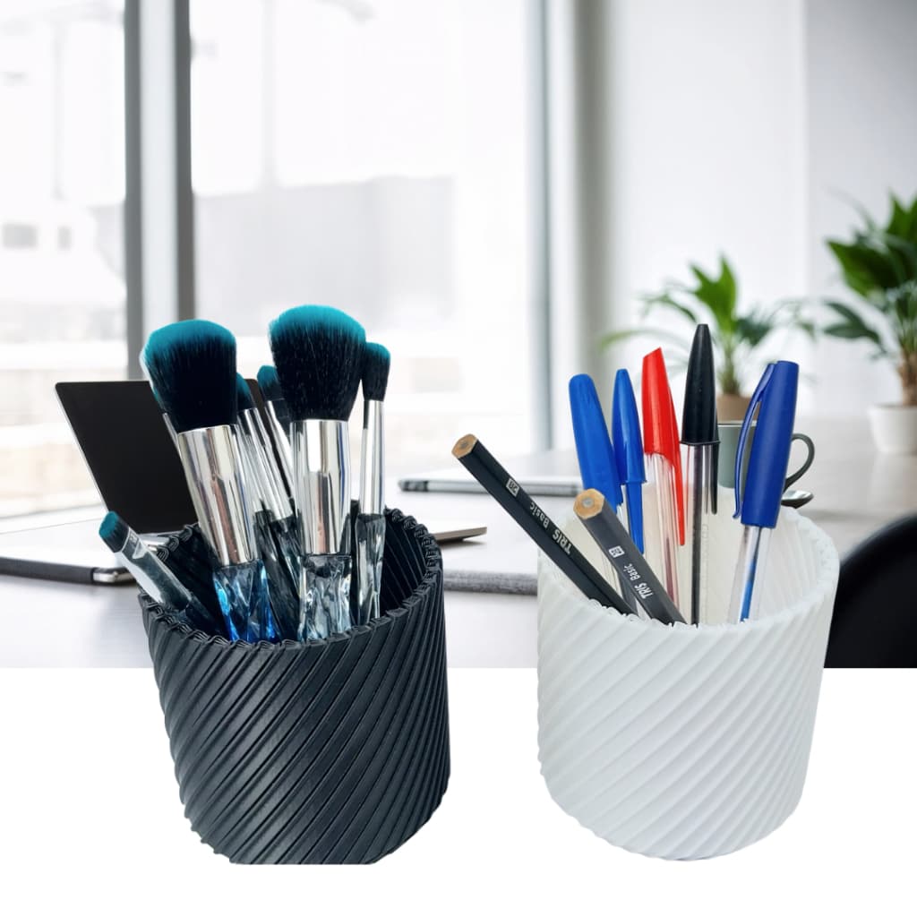 Organizador de mesa para canetas lápis pinceis porta objetos multiuso