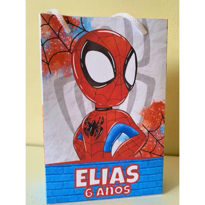 Sacolinha Personalizada Homem Aranha | Mimos | Sacolinha |Lembrancinha de Aniversário | Homem Aranha