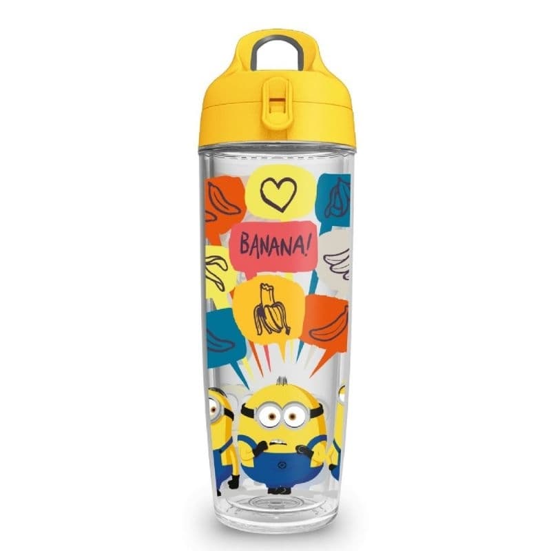 Garrafa Squeeze Minions 600ml Escolar Academia Passeio Linha Minios  Geek, Copo , Xícaras  itens colecionáveis