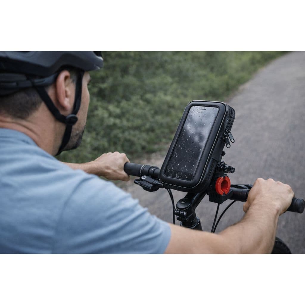 Suporte com Capa Impermeável para Bicicleta Moto Celular prova d'águas envio rápido