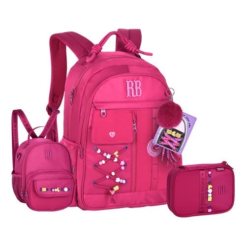 Kit Mochila Rebecca Bonbon Clio Cadarço Original Volta as Aulas 2026