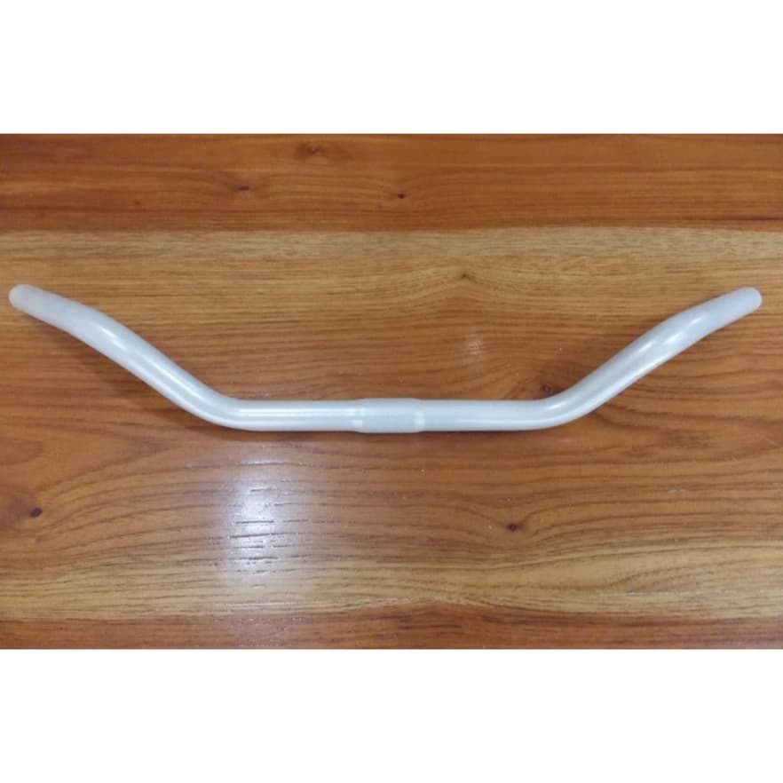 Guidão Branco Original Bicicleta Antiga Monark Barra Circular - novo de estoque antigo