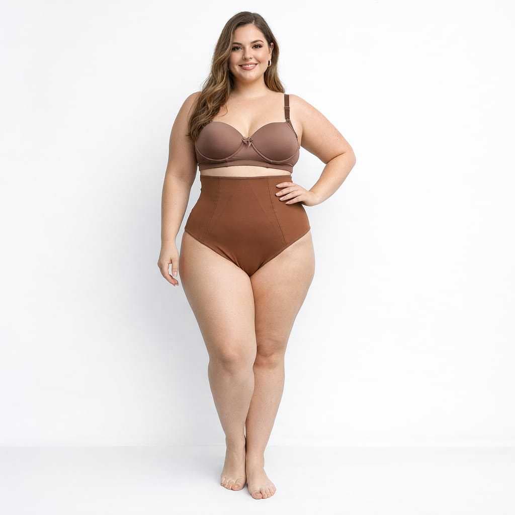 Calcinha cinta modeladora cós alto, de compreensão cintura alta 48/50/52/54/56/58/60/62/64/66.