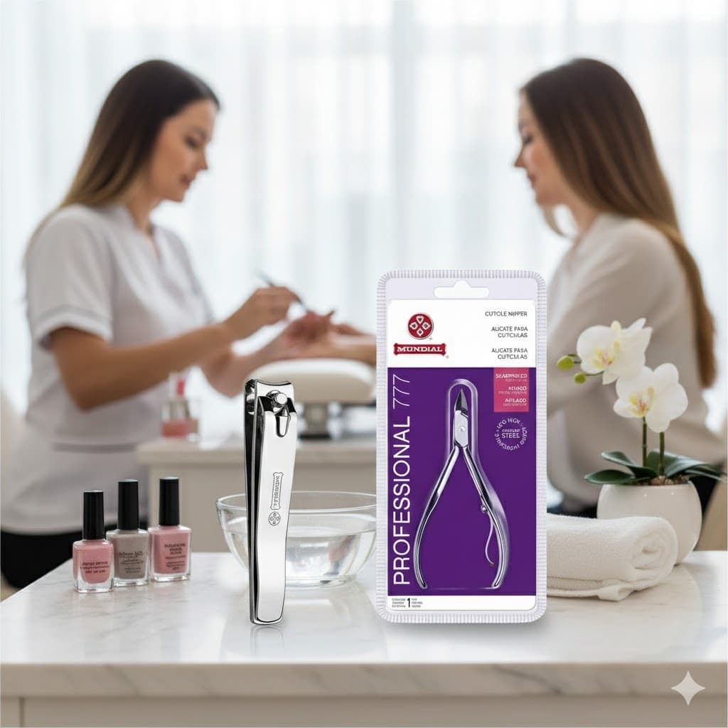 kit Alicate Cutícula Mundial 777 Profissional Aço Inox Afiado Cortador Unha Mundial Original Manicure Pedicure