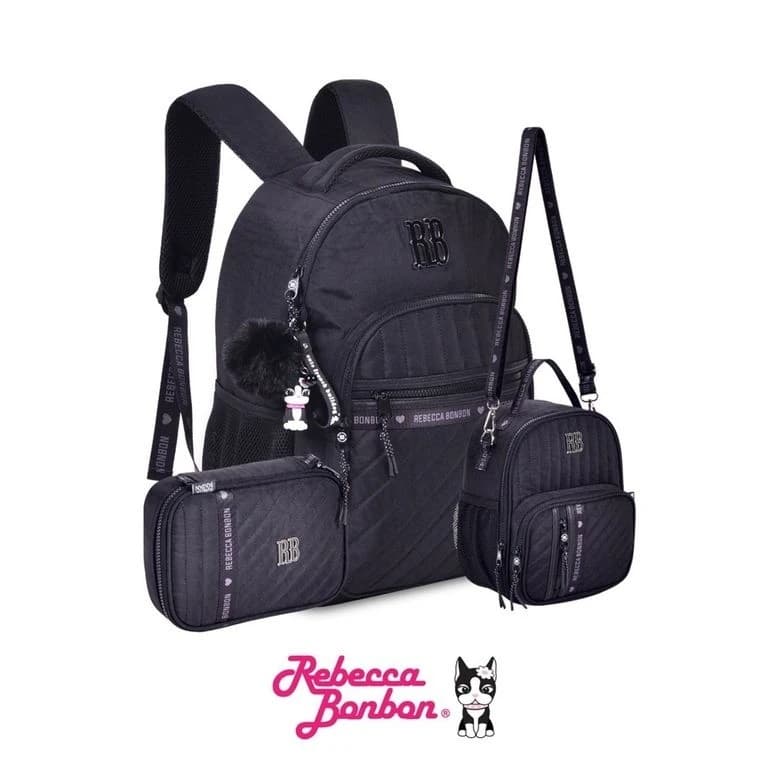 Mochila Rebecca Bonbon 19" Sweet Dreams Grande Laptop Clio Style Original Com ou Sem Lancheira