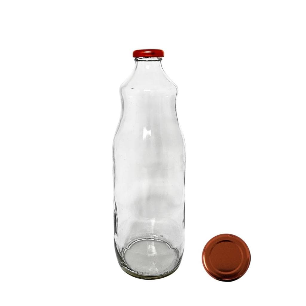 1 Garrafa De Vidro 1,5 Litro Para Leite, suco, Châ, Água