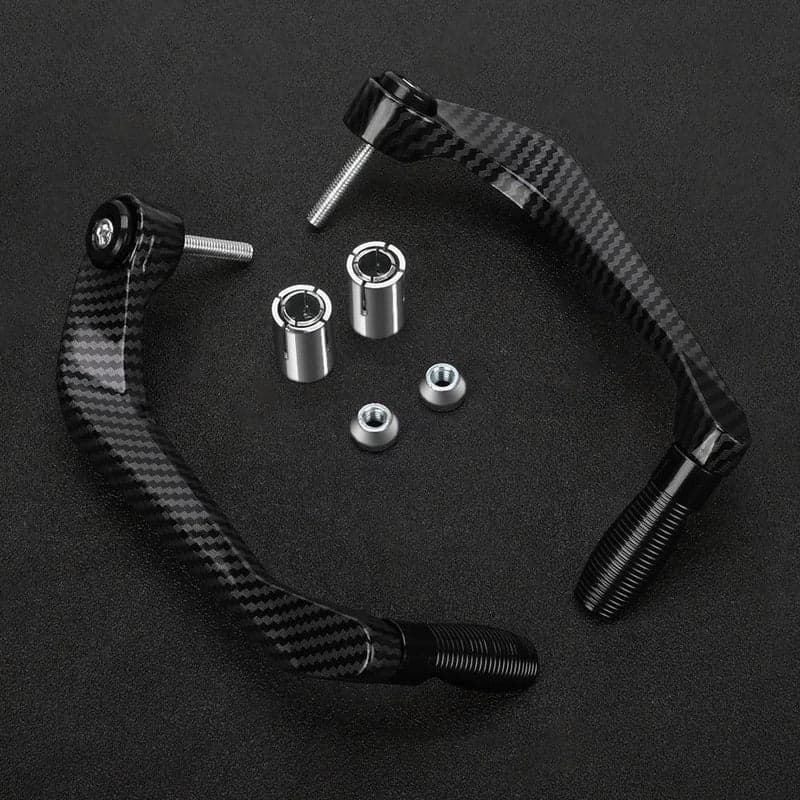 Pro Guard Protetor Manete Aluminio Premium Moto Gp Universal Preto