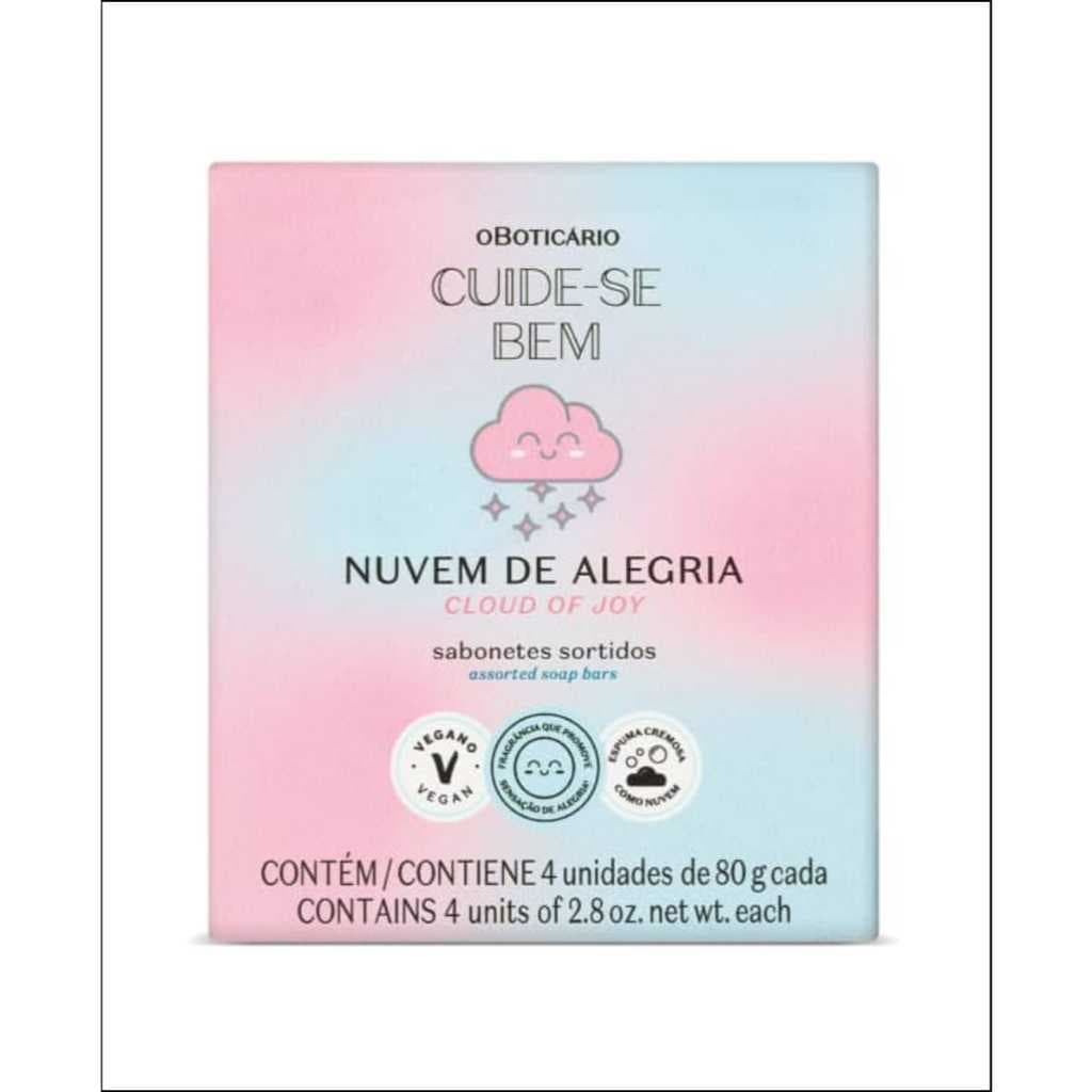 Kit Sabonetes Sortidos Cuide-se Bem Nuvem de Alegria 4x80g