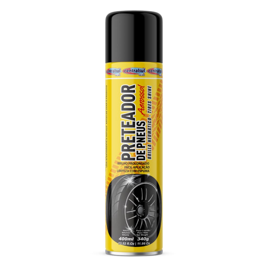 PRETEADOR PNEUS AEROSSOL 400ML  CENTRALSUL
