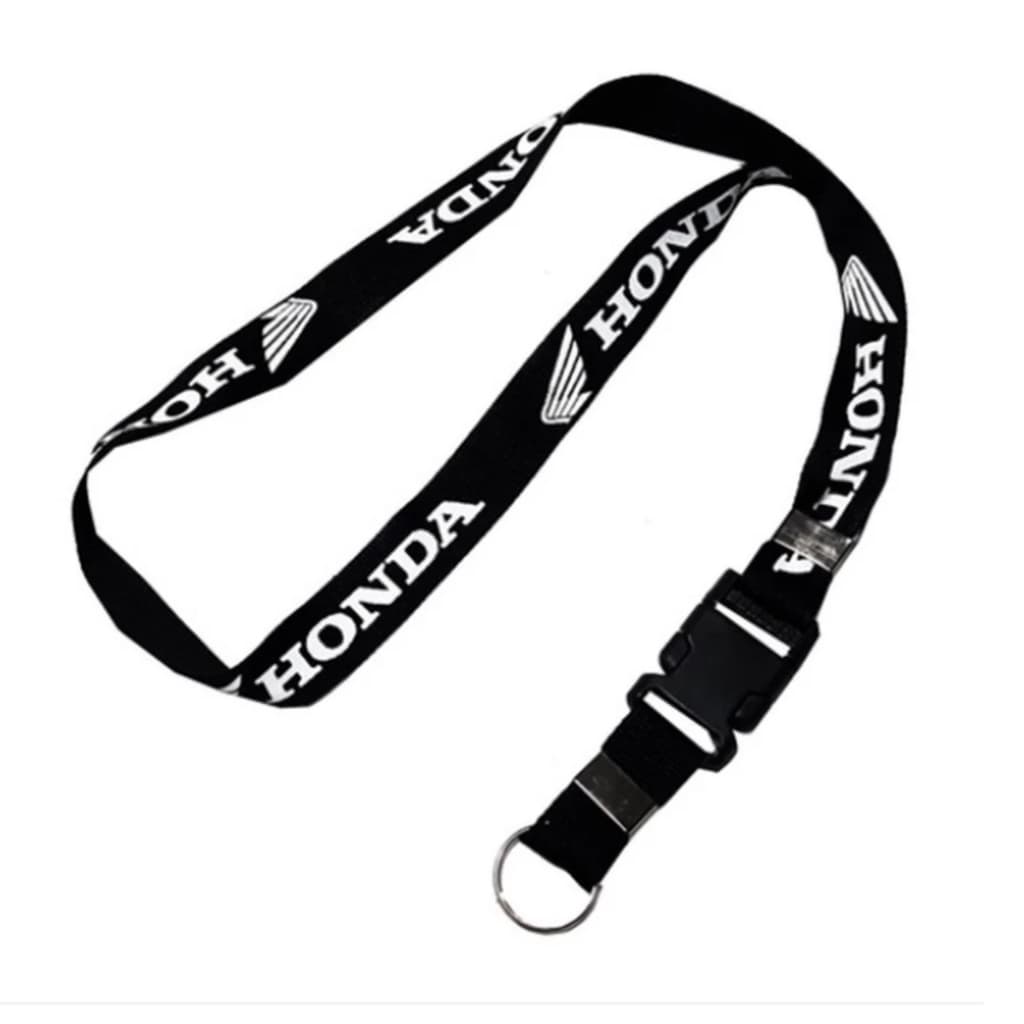 Chaveiro Honda Moto Cordão - Tirante Pescoço Crachá Fecho Engate Rápido Motoboy Envio Imediato