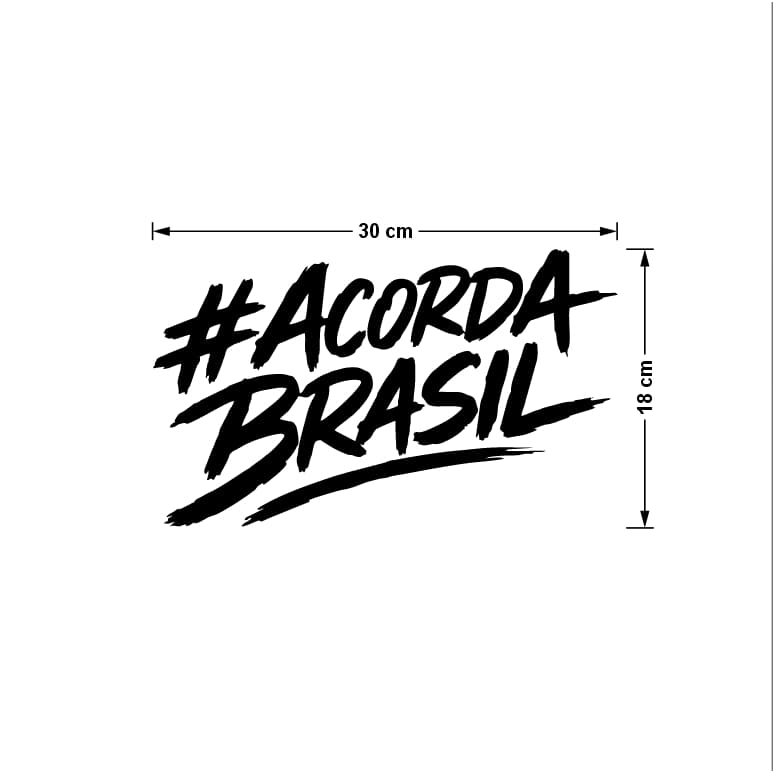 Acorda Brasil Adesivo Recorte Eletronico Ideal Para Carros Motos Mostre Sua Opinião Com Estilo