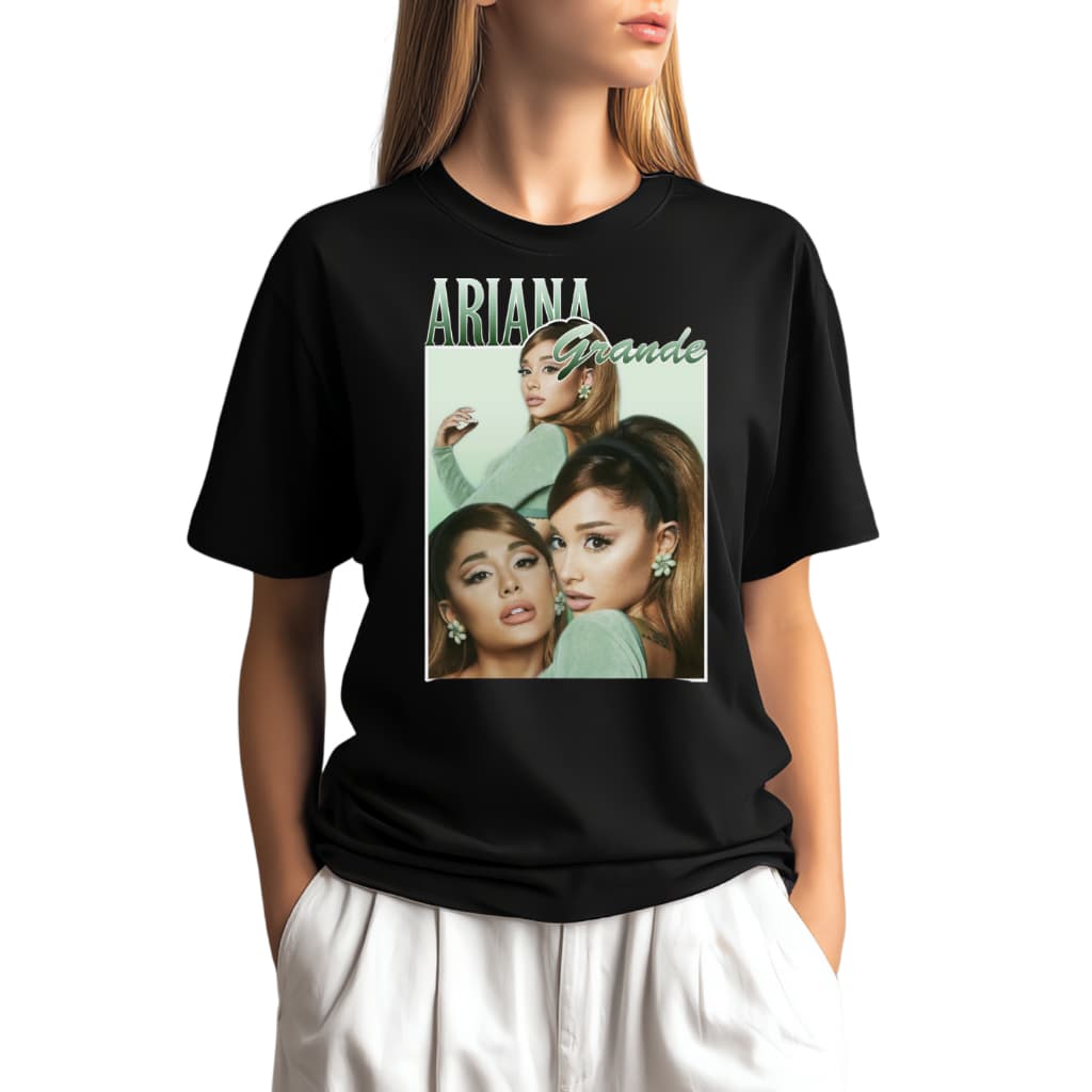 Camiseta Camisa Ariana Grande Feminina
