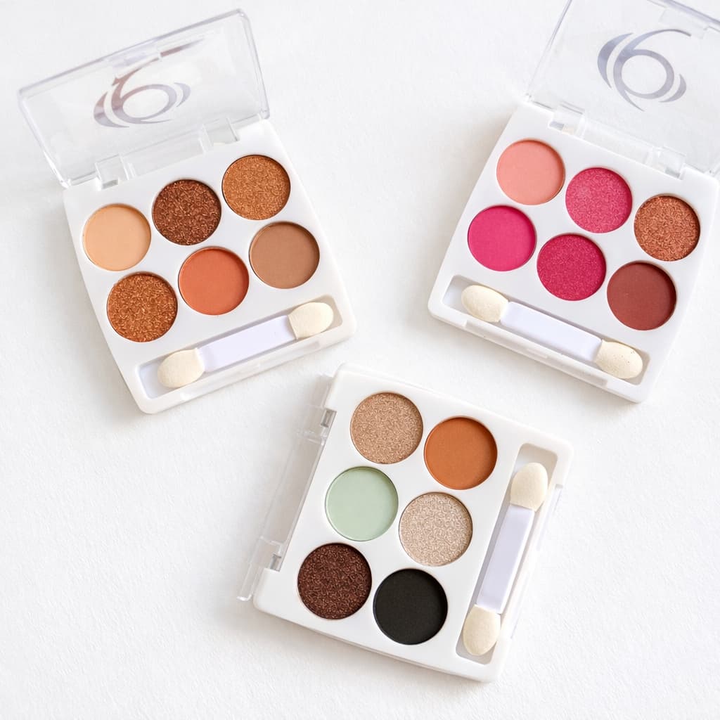 Paleta de Sombras Vivai 6 Cores Mattes e Cintilantes 6S