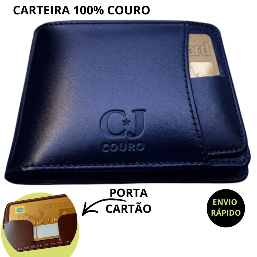 CARTEIRA MASCULINA DE COURO MACIO ORIGIAL LEGÍTIMA MARROM MODERNA  ELEGANTE COM PORTA MOEDAS CABE RG