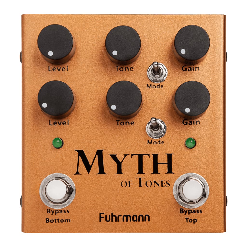 Pedal De Efeito Analógico Myth Of Tones Fuhrmann Original Cobre