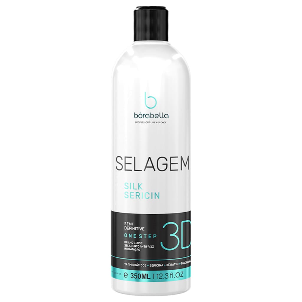 Selagem Sem Formol Organica 100% Alisamento E Brilho Intenso 350ML Borabella
