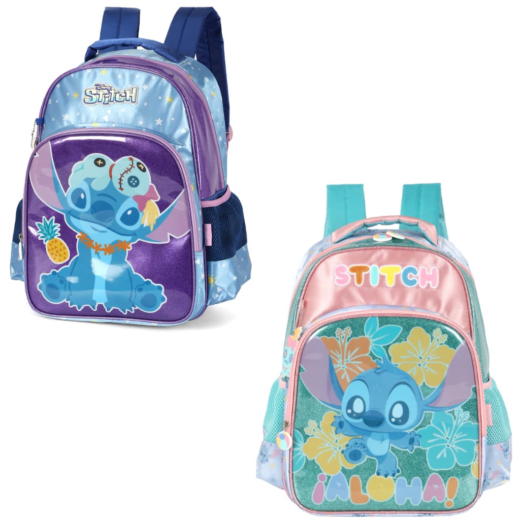 Mochila  Stitch Infantil Oficial Disney Mochila Costas Stitch Original