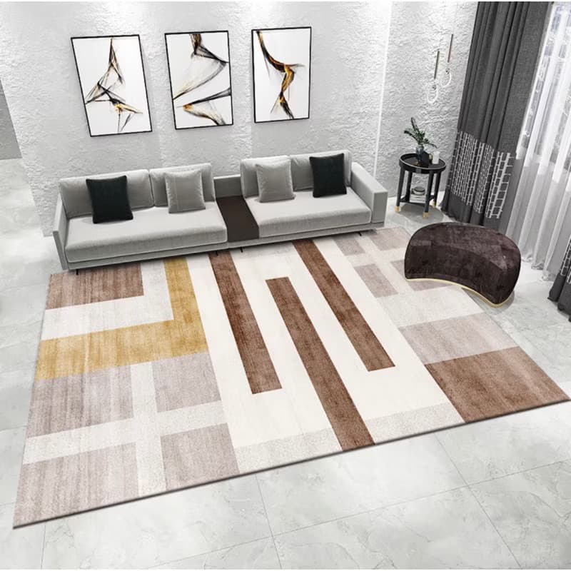 Tapete sala 1,00x1,40 Belga Antialérgico Fácil de Limpar Promoção