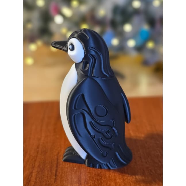 Pinguim solitário meme decoração