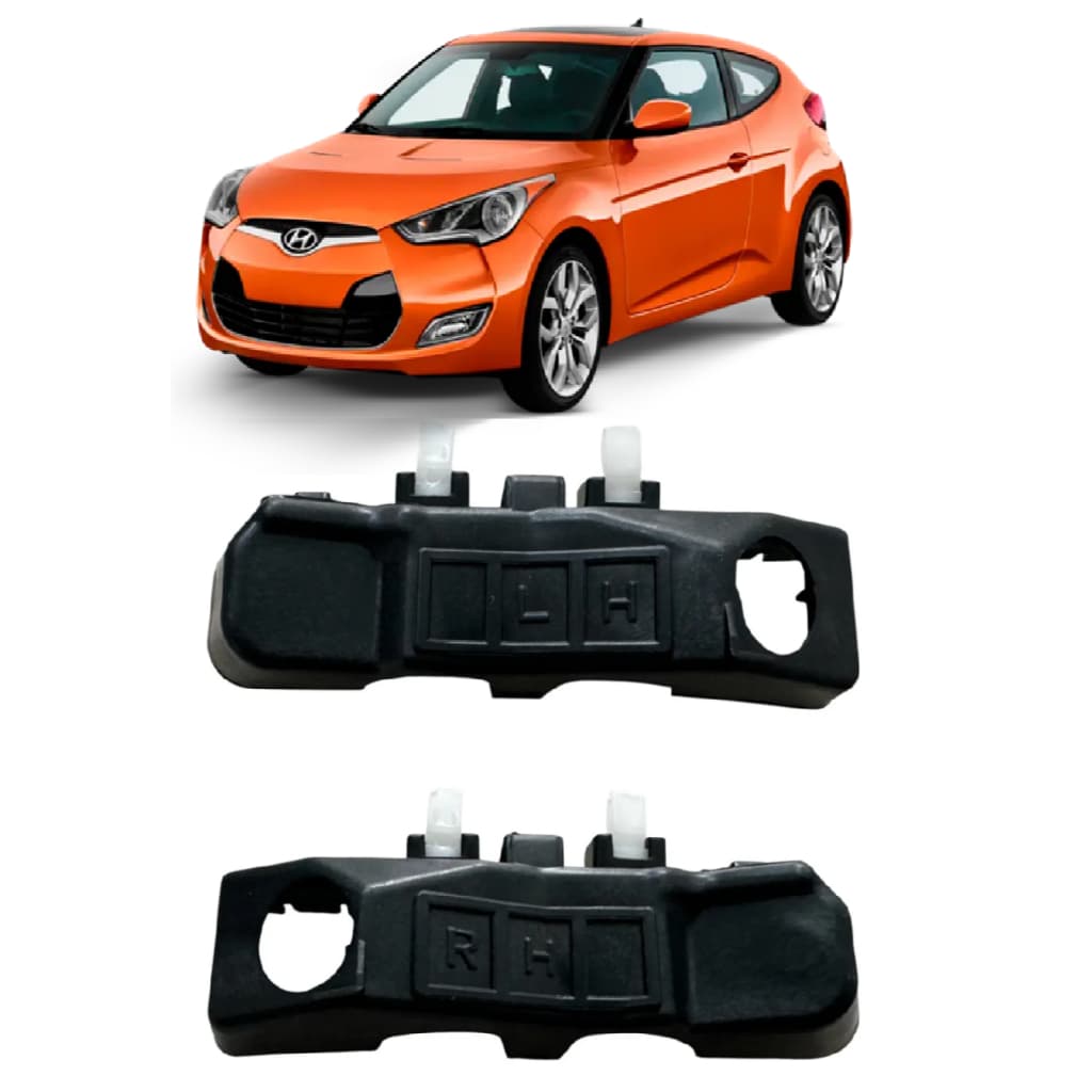Par Original Suporte Guia Parachoque Dianteiro Veloster 2011 2012 2013 2014 2015 2016 2017