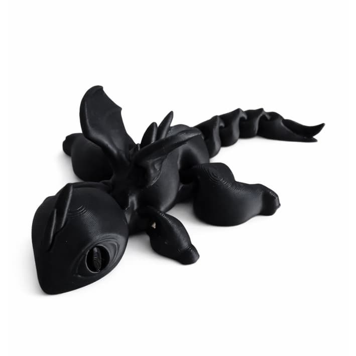 Dragão Articulado Decorativo 16cm – Impressão 3D – Flexível e Detalhado