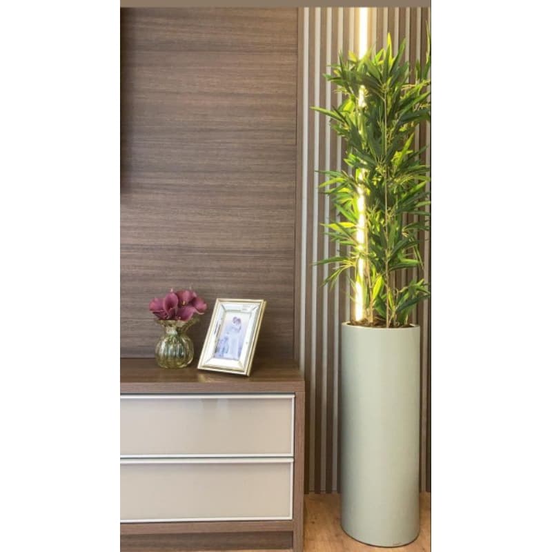 planta bambu artificial 4 galhos 1.10mt o vaso não acompanha o produto
