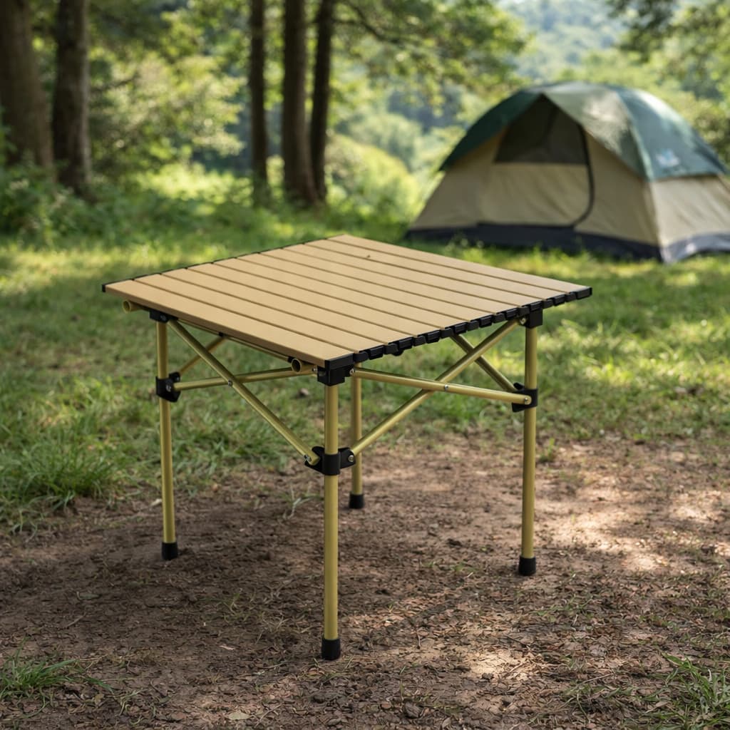 Mesa Dobrável para Camping 50X52 cm – Portátil, Compacta e Resistente